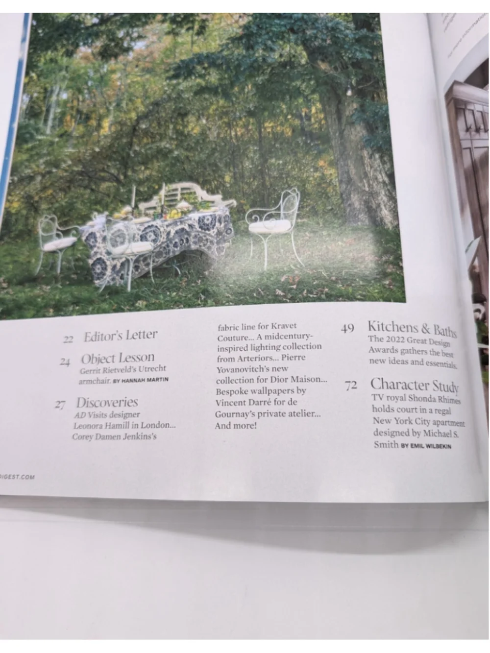 Architectural Digest Magazine April 2022 - Shonda Rhimes